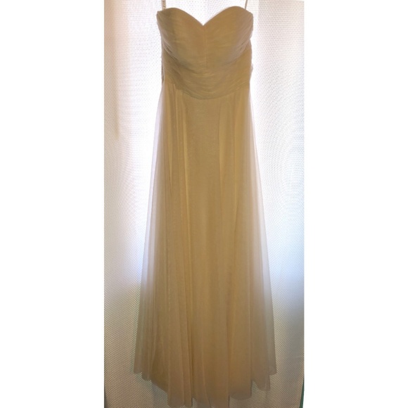 Azazie Lola Dress in Champagne - Picture 4 of 5